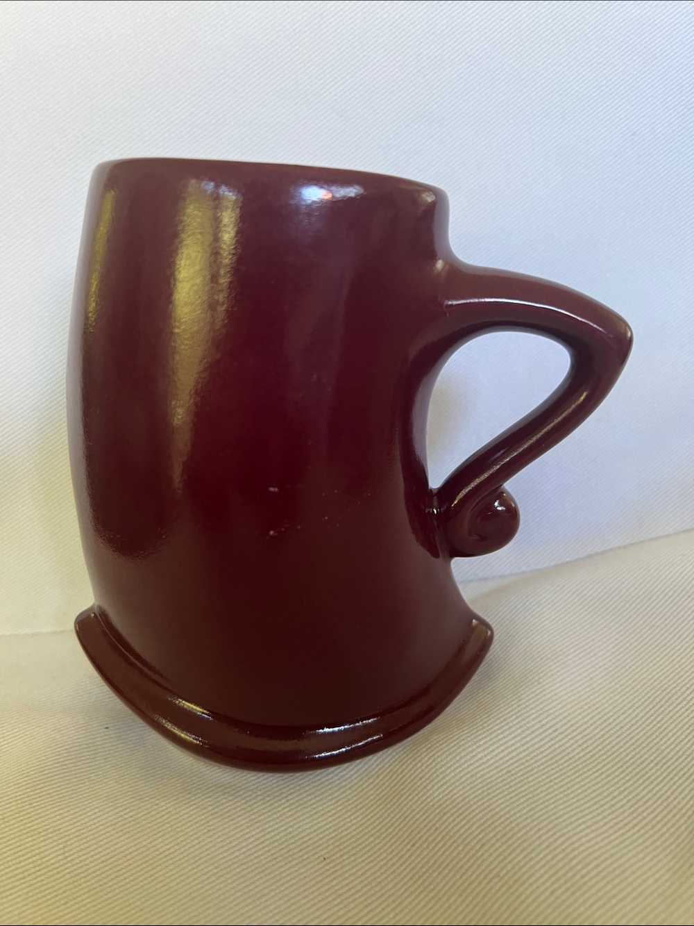 Vintage Michael Lambert Studio Art Pottery Dancing Whimsical Mug Signed